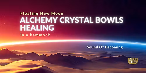 Floating New Moon CRYSTAL BOWLS HEALING in a hammock - Sound Of Becoming