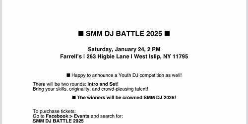 SMM DJBATTLE 2025