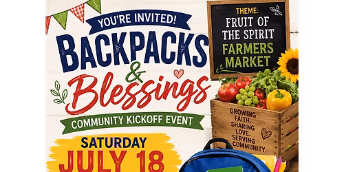 Backpacks & Blessings Community Kickoff Event