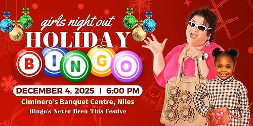 Girls Night Out Holiday Bingo