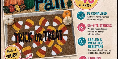 DIY Coir Rug Painting