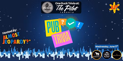 Pub Trivia Hosted by Almost Jeopardy at The Pilot!