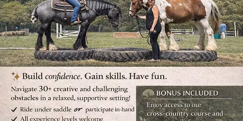Spring Obstacle and Working Equitation Schooling Day