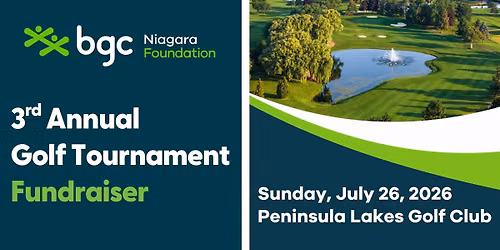 BGC Niagara Foundation 3rd Annual Golf Tournament