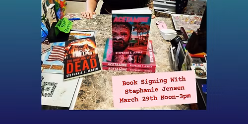 Stephanie Jensen Horror Author Signing 