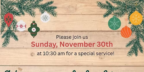 Hanging of the Greens Worship Service