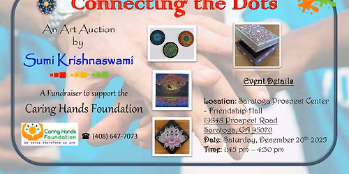 Connecting the Dots Art Auction Fundraiser for Caring Hands