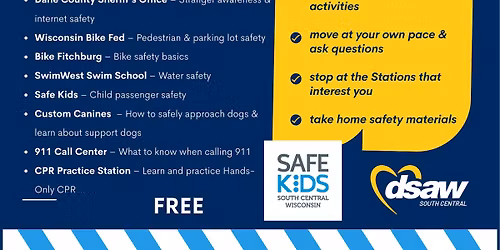 Safe & Sound: A DSAW-SC + Safe Kids Safety Day