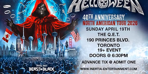 Helloween - 40th Anniversary Tour - wsg. Beast In Black
