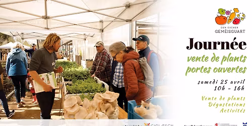 Journ\u00e9e portes ouvertes & vente de plants