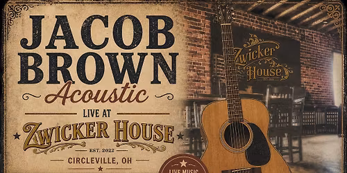 Jacob Brown LIVE at Zwicker House