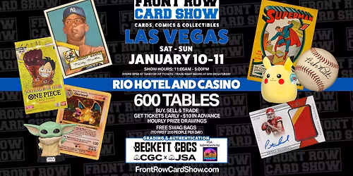 Las Vegas Front Row Card Show - Cards, Comics & Collectibles