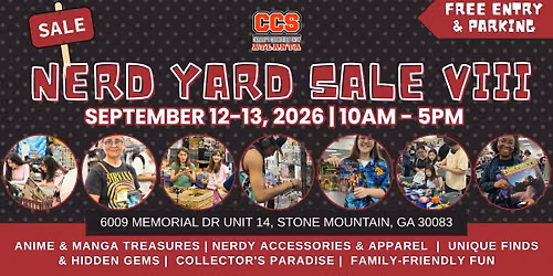 CCS Nerd Yard Sale VIII