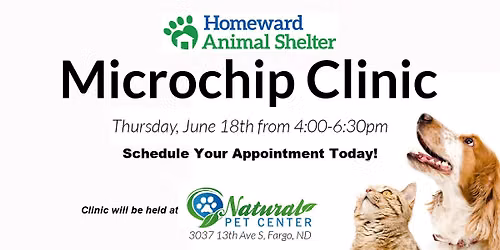 Microchip Clinic - $25\/pet