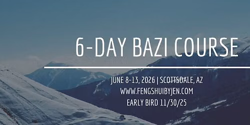 BaZi Training Certification  | Master Jen Stone for Raymond Lo School of Feng Shui & Destiny
