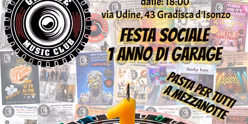 FESTA SOCIALE - 1 ANNO DI GARAGE