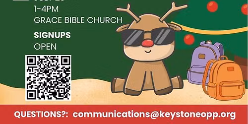 Kids Fest X-Mas in July Backpack Giveaway