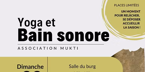 Yoga doux  et bain sonore "au coin du feu !"