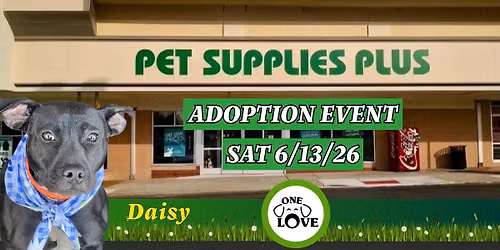 ONE LOVE ANIMAL RESCUE ADOPTION EVENT 6\/13\/26 12-2