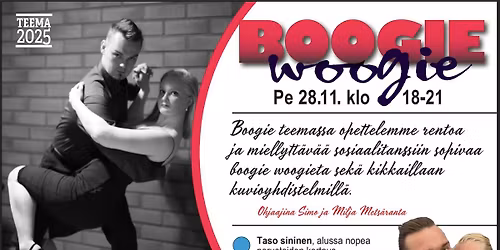 Boogie woogie -teemailta \/ Simo ja Milja Mets\u00e4ranta \/ Hurmio, Tampere