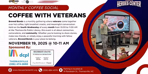 Coffee with Veterans