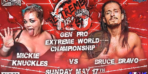 Genesis Professional Wrestling Extreme, Adult Show in Maidstone
