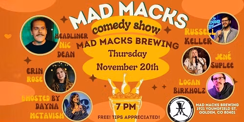 Mad Macks Comedy Night