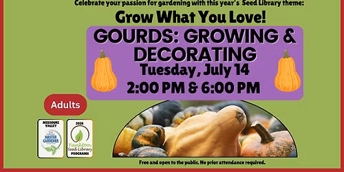 Yankton Seed Library: Gourds