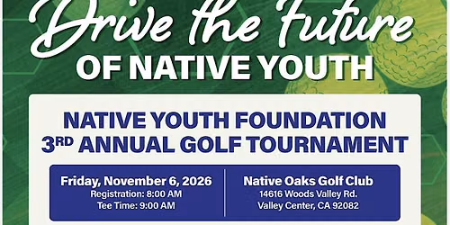 3rd Annual Native Youth Foundation Golf Tournament