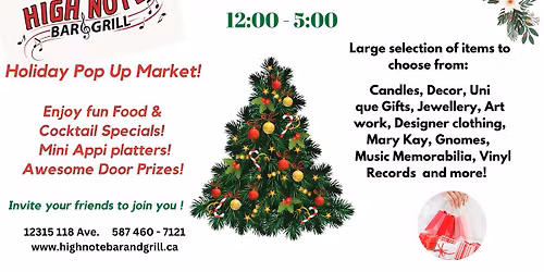 Holiday Pop Up Market 