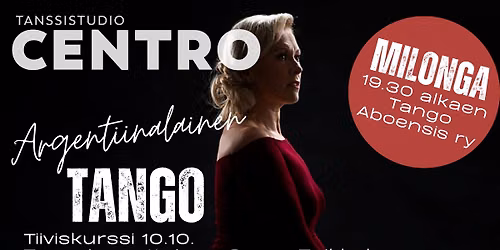 10.10. Argentiinalaisen tangon tiiviskurssi - Saara Tuikkala