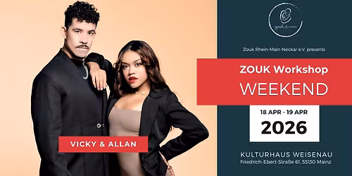 ZOUK Workshop Weekend with VICKY&ALLAN in Mainz