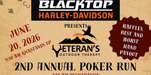 Veterans Outdoor Therapy 2nd Annual Poker Run