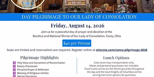 Day Pilgrimage to Our Lady of Consolation