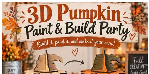SassyJ's Craft Spot, Oct. 2nd, 3D Pumpkin Party