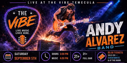 THE ANDY ALVAREZ BAND LIVE AT THE VIBE
