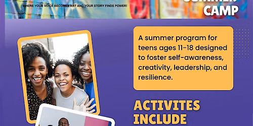 TeenSpeakUp Youth Empowerment Summer Camp