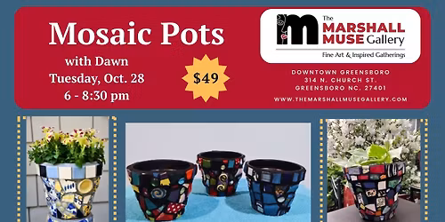 Mosaic Pots with Dawn