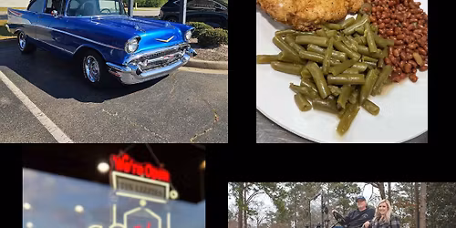 Lunch, cruise in and 1 year anniversary!