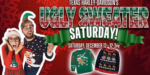 Ugly Sweater Saturday at Texas Harley-Davidson