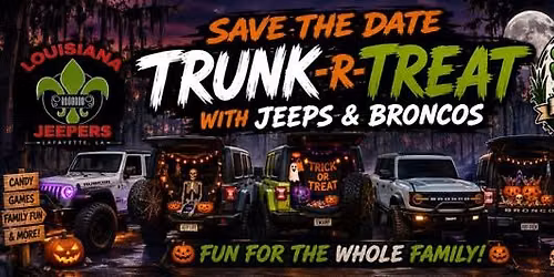 Trunk-R-Treat with Swamp Shakers (Save the Date)