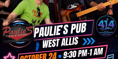 Part Time Models at Paulie's Pub and Eatery October 24th