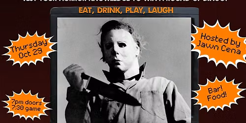 Horror Video Bingo
