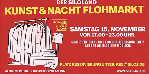 KUNST & NACHTFLOHMARKT im SILOLAND | EINTRITT FREI!
