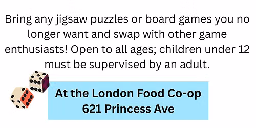 Board Game and Puzzle Swap and Drop-in