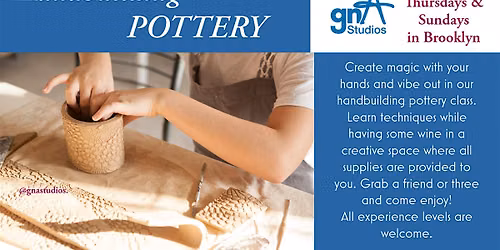 Handbuilding Pottery Workshop