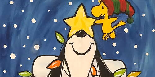 Snoopy Christmas (Acrylic) @Sunflower Van Geaux Art Studio