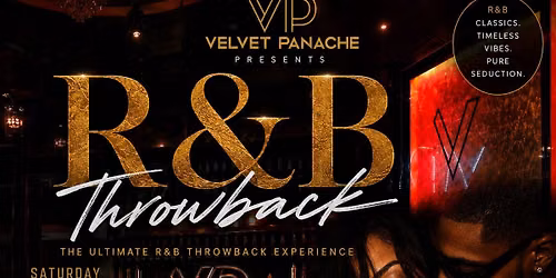R&B Throwback / Saturday 20th June 2026