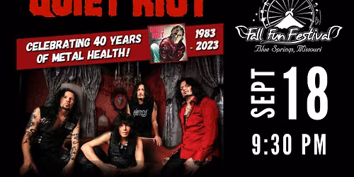 Quiet Riot at Blue Springs Fall Fun Festival