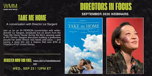 TAKE ME HOME,  A Conversation with Liz Sargent